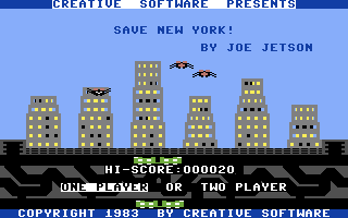 Save New York screenshot 3 for Commodore 64